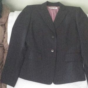 Tahari Pinstriped Blazer